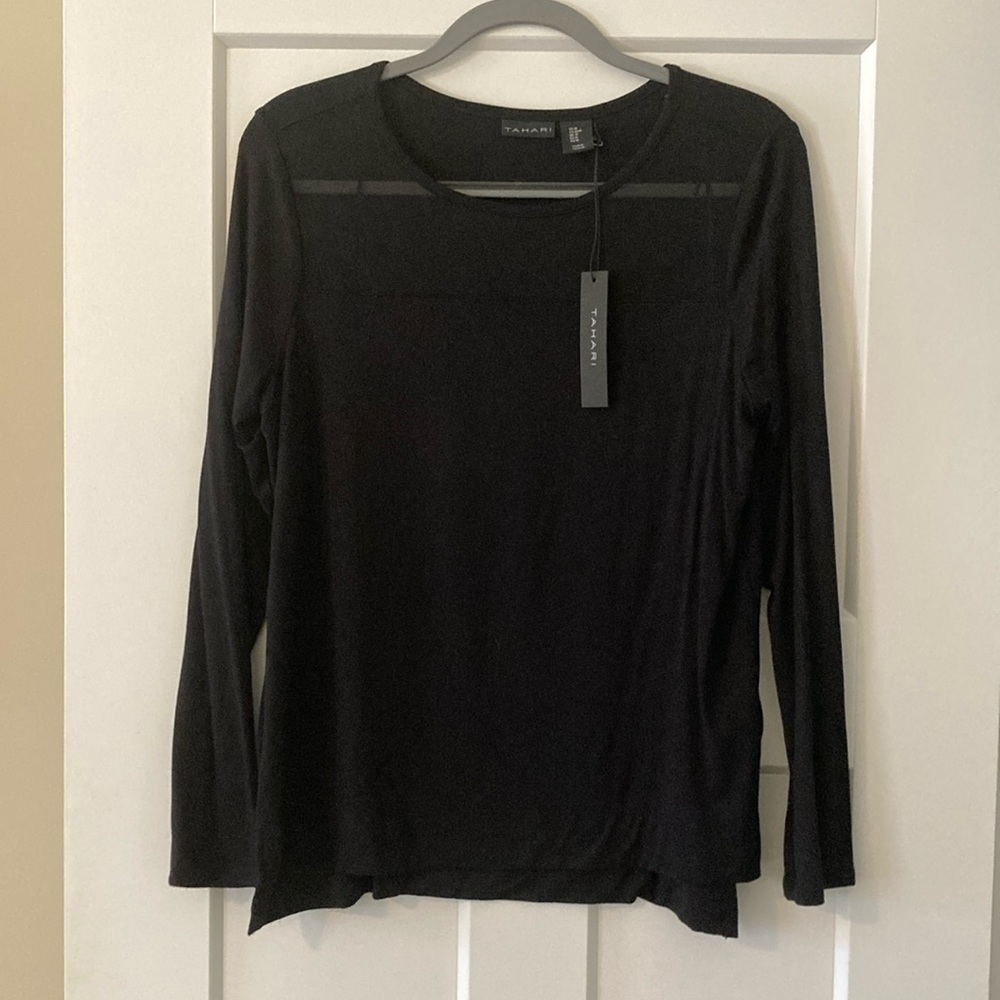Tahiti black blouse